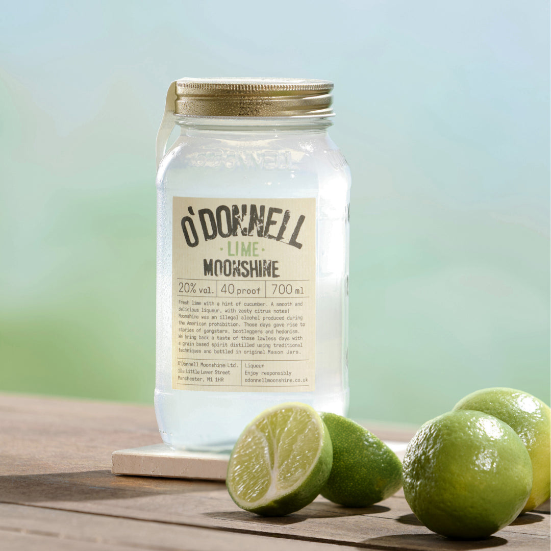 Lime Moonshine 700ml jar